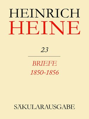 cover image of Briefe 1850-1856